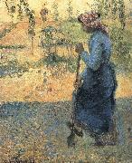 Camille Pissarro The woman excavator France oil painting artist